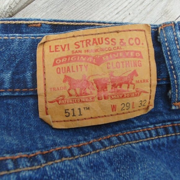 Levi's 511 29x32 Women's Jeans Denim - Picture 6 of 8